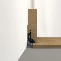 30 clips d'installation métal GoodHome pour plinthe