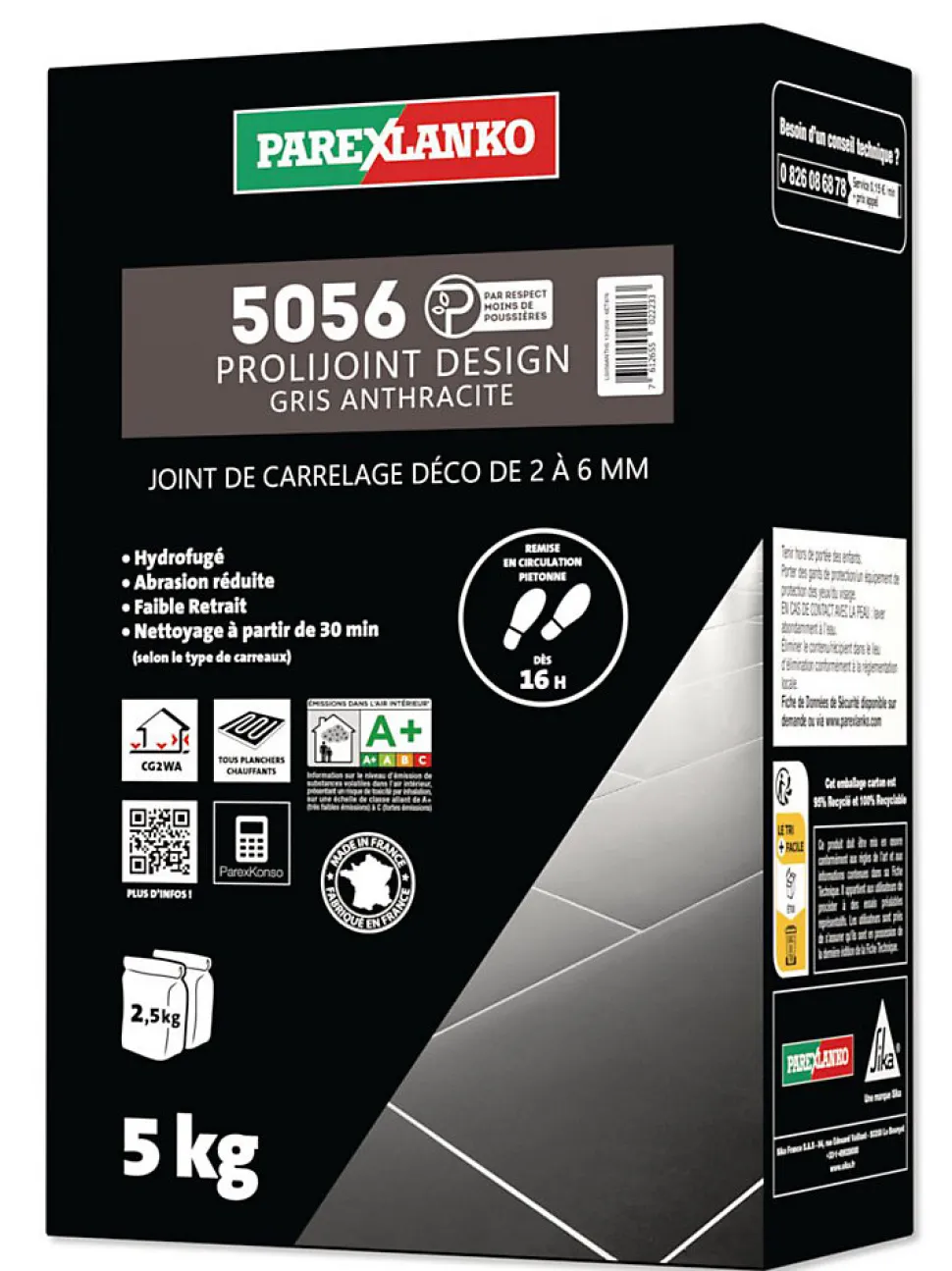5056 design anthracite 5kg parexlanko