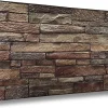 4 m² 10 panneaux PVC 3D effet pierre muraux & de plafond, revêtement imitation carrelage CPVC09