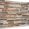 4 m² 10 panneaux PVC 3D effet pierre muraux & de plafond, revêtement imitation carrelage CPVC9