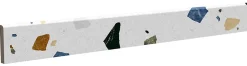 5 Plinthes carrelage blanc NeoTech l.7,5 x L.60 cm