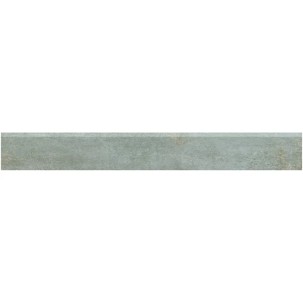2 Plinthes carrelage effet béton vert sauge cuivré L.60 x l.7,5cm x ép.7,4 mm, Upper