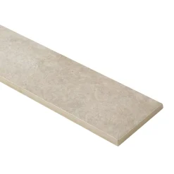 5 Plinthes en carrelage gris clair effet béton L.60 x l.7,5 cm x ép.9 mm, Arina