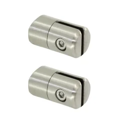 2 x Pince à tôle Ep 1,5 à 4 mm - pour Tube diam. 42,4 mm - Inox 304