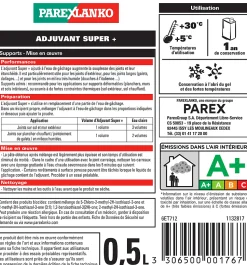 Adjuvant joint carrelage Parexlanko Super+ 0,5L