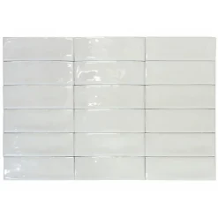 Altea White 5x15 cm Carrelage Grès Cérame Premium