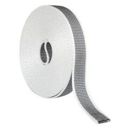 AMIG - Sangle pour volets roulants - 22 mm x 6 m - Gris/Blanc