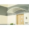 ARCTOM Auvent Apos 150x90, couleur Blanc RAL9016, panneau sandwich AL PE AL