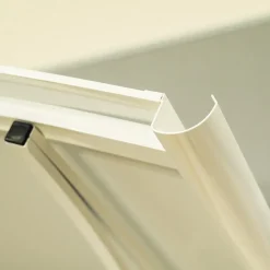 ARCTOM Auvent Apos 150x90, couleur Blanc RAL9016, panneau sandwich AL PE AL