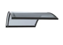 ARCTOM Auvent ARC 160x70, couleur anthracite RAL7016, plaque anthracite