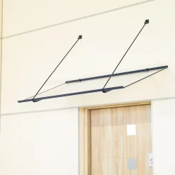ARCTOM Auvent Spak 120x70, couleur anthracite RAL7016, plaque incolore