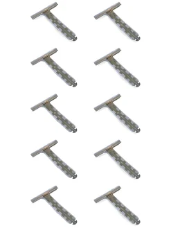 Attache tablier pour Volet Roulant avec gaine anti-rayure - Lot de 10