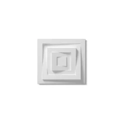 B22 DECOFLAIR Rosace Polystyrène expansé 300 x 300 x 34 - 1 pièce