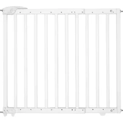 Badabulle Barriere de Sécurité Deco Pop - Barriere Extensible pour Ouverture de 63 a 106cm - Fixation Vis, Blanc
