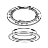 Bague de spot Grosfillex Grosfillex vendue par 3 pièces