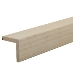 Baguette d'angle brut de sciage coloris naturel 250 x 27,5 cm
