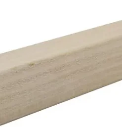 Baguette d'angle brut de sciage coloris naturel 250 x 27,5 cm
