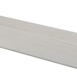 Baguette d'angle rabotée lisse blanc 250 x 27,5 cm