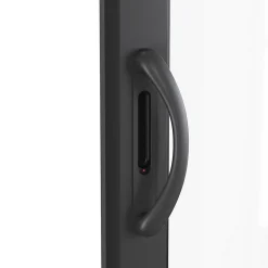 Baie vitrée coulissante alu + volet roulant électrique Goodhome gris - l.180 x h.215 cm - Uw 1,7