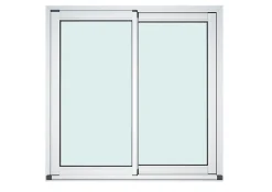 Baie vitrée coulissante alu GoodHome blanc - l.180 x h.215 cm - Uw 1,7