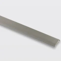 Barre de seuil en aluminium décor argent foncé brossé GoodHome 37 x 1 800 mm