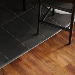 Barre de seuil en aluminium Argent brossé 37 X 930 mm