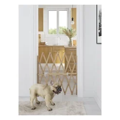 Barrière amovible pour animaux sans perçage Press'Fix - Hauteur 83 cm, Largeur ajustable de 65 à 104 cm