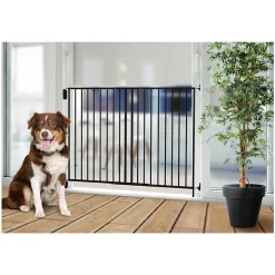 Barrière animaux pivotante Kenny hauteur 105cm et largeur 87 à 153cm