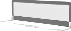 Barrière de Lit pour Bébé Garde Corps de lit Système de Sécurité Ancrage Renforcé Gris