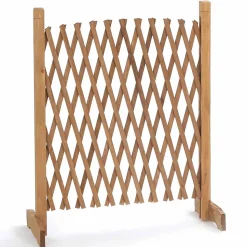 Barrière extensible bois treillis 30 à 150 cm