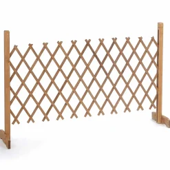 Barrière extensible bois treillis 30 à 150 cm