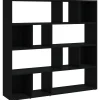 Bibliothèque/Cloison de séparation Noir 105x24x102 cm vidaXL