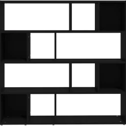 Bibliothèque/Cloison de séparation Noir 105x24x102 cm vidaXL