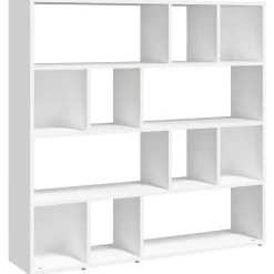 Bibliothèque/Cloison de séparation Blanc 105x24x102 cm vidaXL
