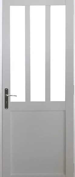 Bloc Porte Atelier Blanc H204 X L73 Côte Tableau P.droite Gd Menuiseries