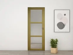 Bloc Porte Ayous Vitrage Transparent H204 X L73 Côte Tableau P.gauche Gd Menuiseries