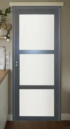 Bloc Porte Blakeria Ral7016 Vitrée H204 X L73 Côte Tableau P.droite Gd Menuiseries