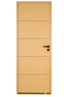 Bloc porte bois isoplane ANTLIA3 830 gauche plaqué frêne blanc européen