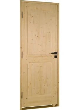 Bloc porte bois épicéa ANDROMEDA 2 panneaux 730 droit