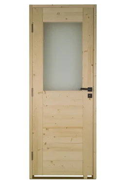 Bloc Porte bois épicéa HORIZON 1 vitrage 830 droit