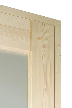 Bloc Porte bois épicéa HORIZON 1 vitrage 830 droit