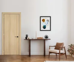Bloc Porte Honey Oak H204 X L83 Côte Tableau P.droite Gd Menuiseries