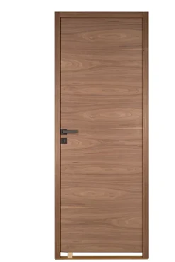 Bloc porte isoplane INDUS bois noyer 2040 x 930 droite