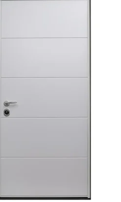 Bloc-porte blindé haute performance blanc H.210 x l.90 cm, poussant droit