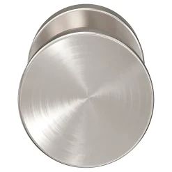 Bouton de porte double champignon GoodHome gris Ø. 48mm x l.48 x H. 44mm