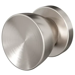 Bouton de porte double champignon GoodHome gris Ø. 48mm x l.48 x H. 44mm