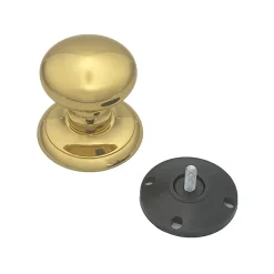 Bouton fixe de tirage de porte en Laiton D70 mm Laiton PVD Haute resistance