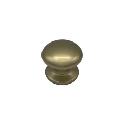 Bouton tirant de porte fixe D70 mm en aluminium Bronze poli - breveté - lot de 6 boutons
