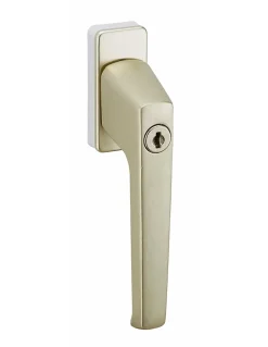 Béquille à clé pour fenêtre, avec vis de pose, couleur F2, 1 clé - THIRARD