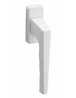 Béquille pour fenêtre, avec vis de pose, carré 7mm, aluminium, blanc - SP